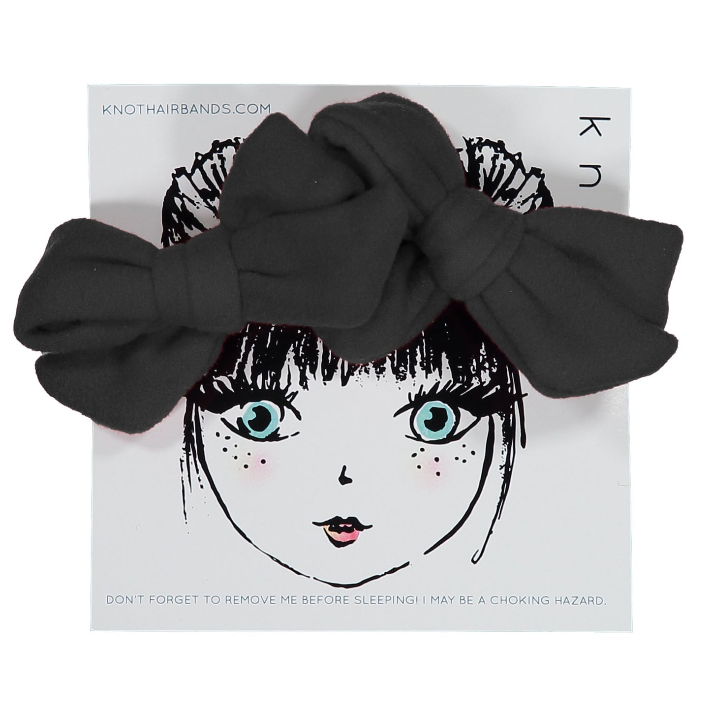 FORTE FELTED BOW CLIP SET - KNOT Hairbands