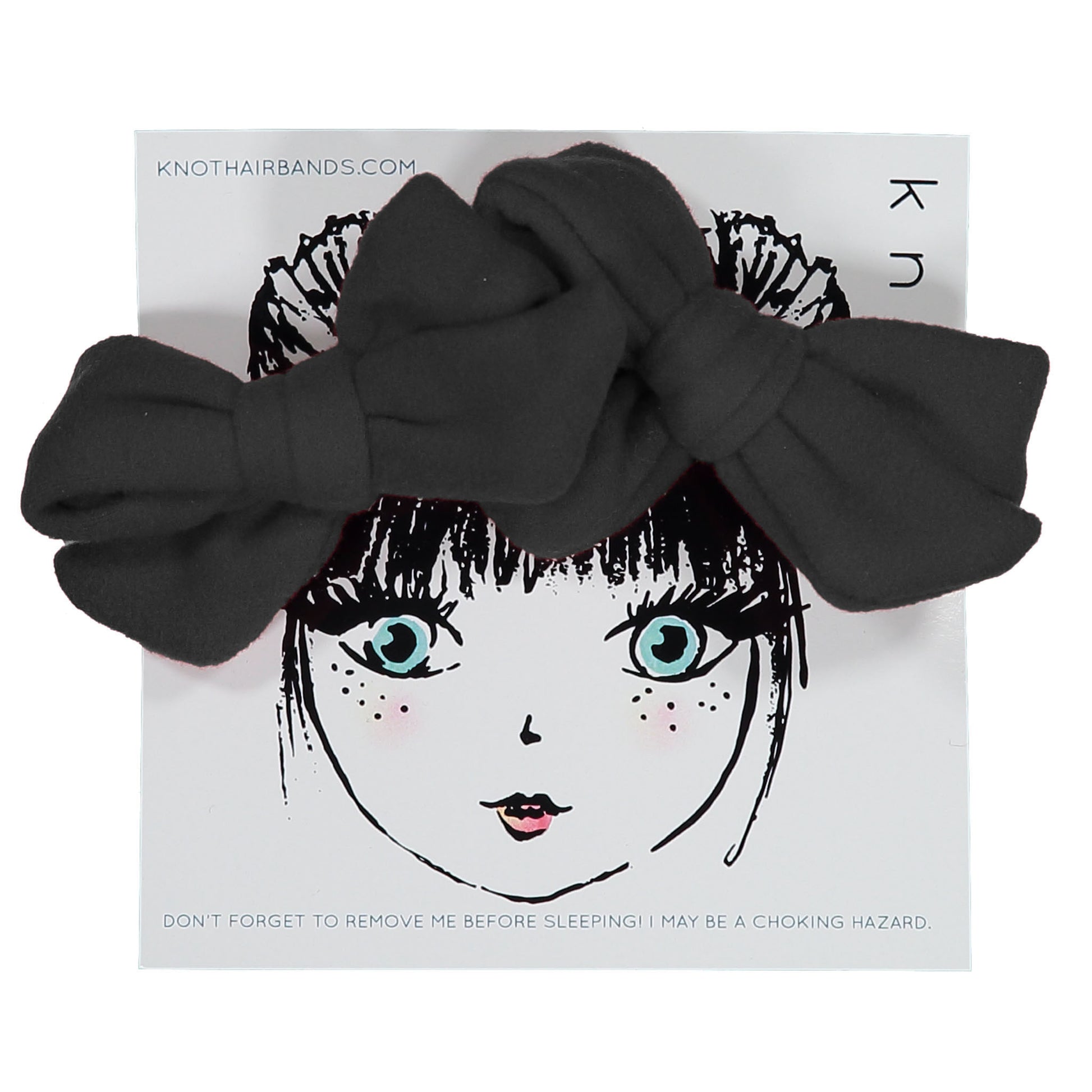 FORTE FELTED BOW CLIP SET - KNOT Hairbands