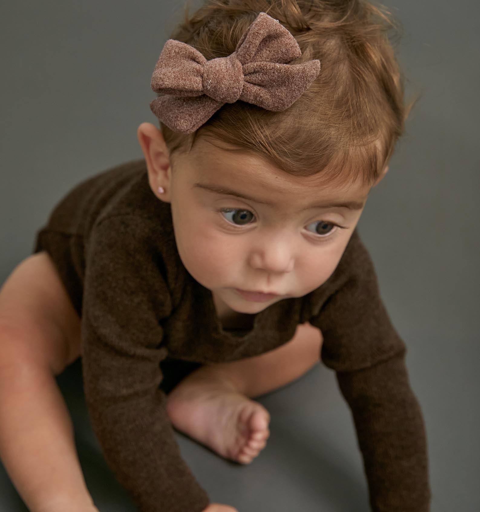 FORTE FELTED BOW CLIP SET - KNOT Hairbands