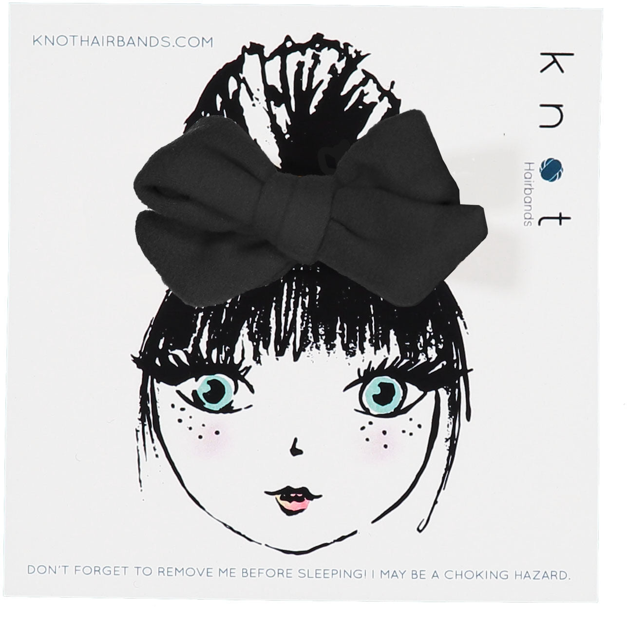 FORTE FELTED BOW CLIP SET - KNOT Hairbands