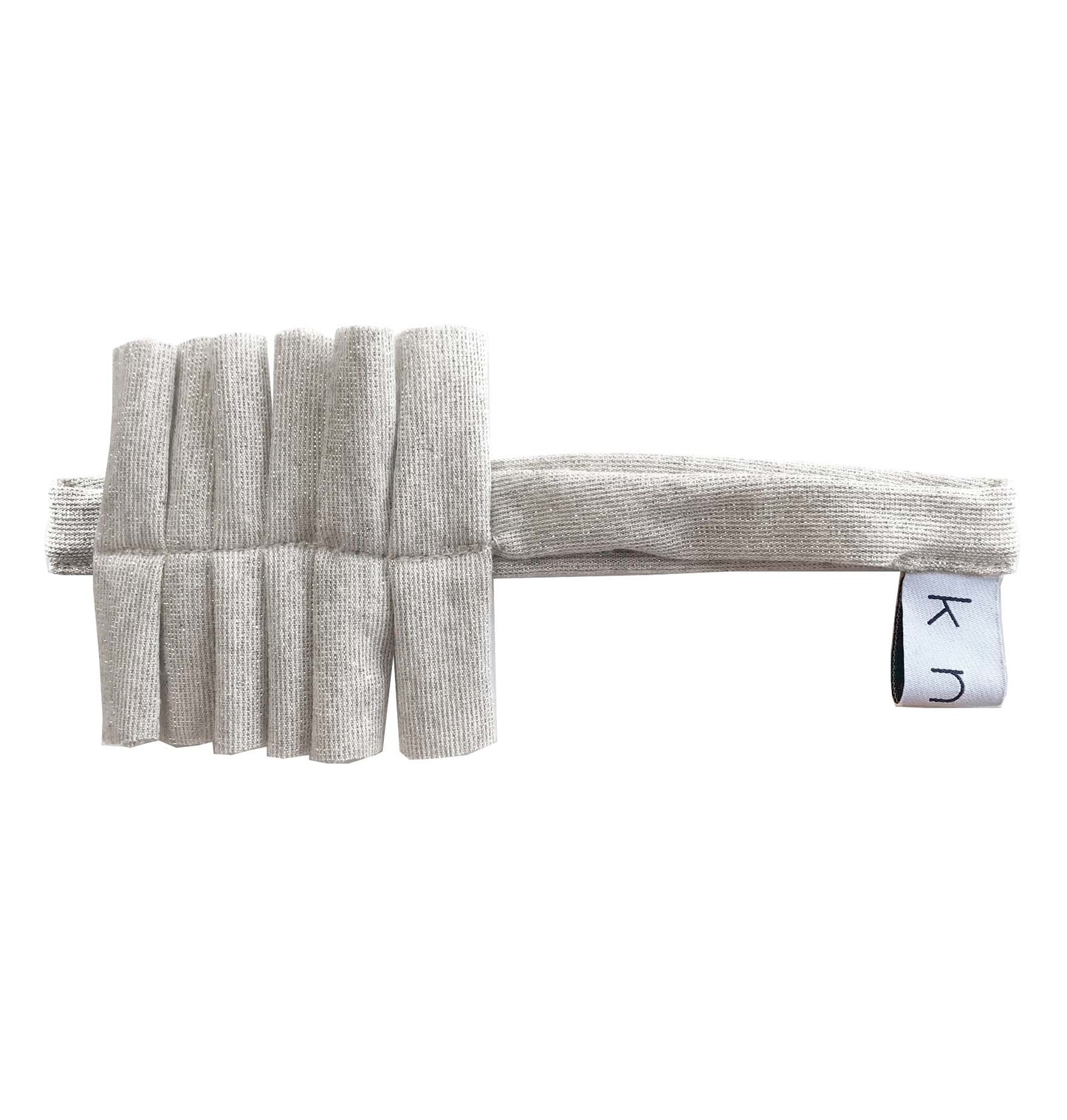 Confetti Headwrap // Metallic Silver - KNOT Hairbands