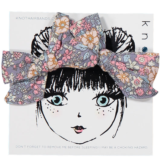 GARDEN MINI BOW CLIP SET - KNOT Hairbands
