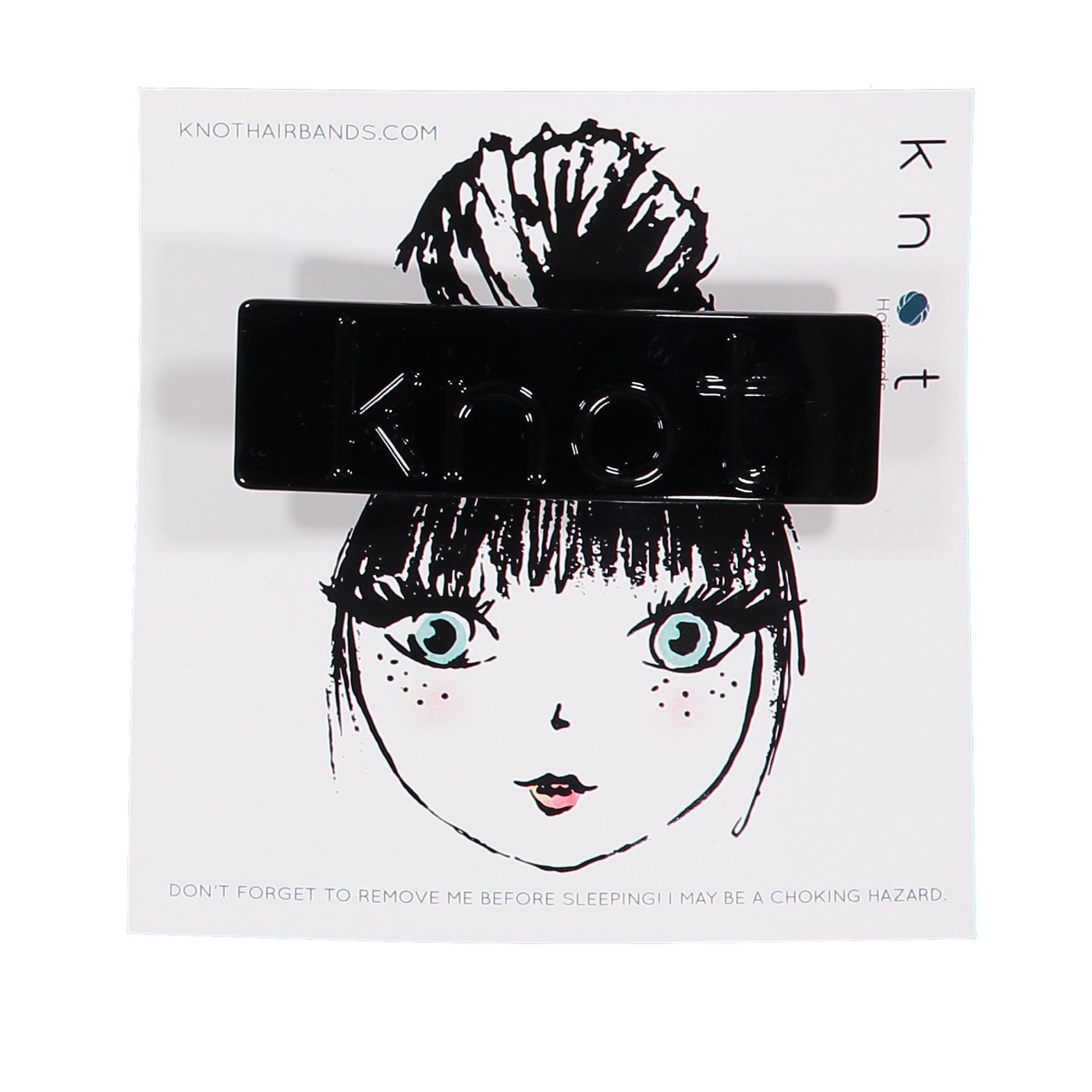 GEMSTONE BARRETTE CLIP - KNOT Hairbands