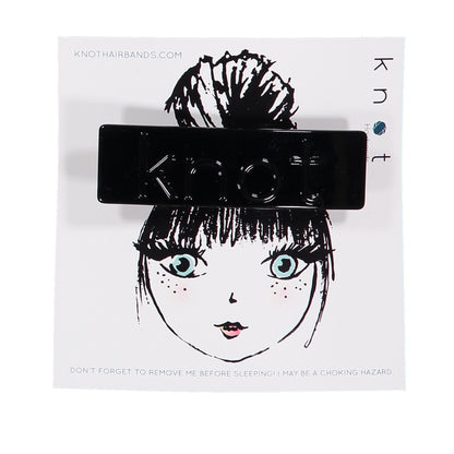GEMSTONE BARRETTE CLIP - KNOT Hairbands