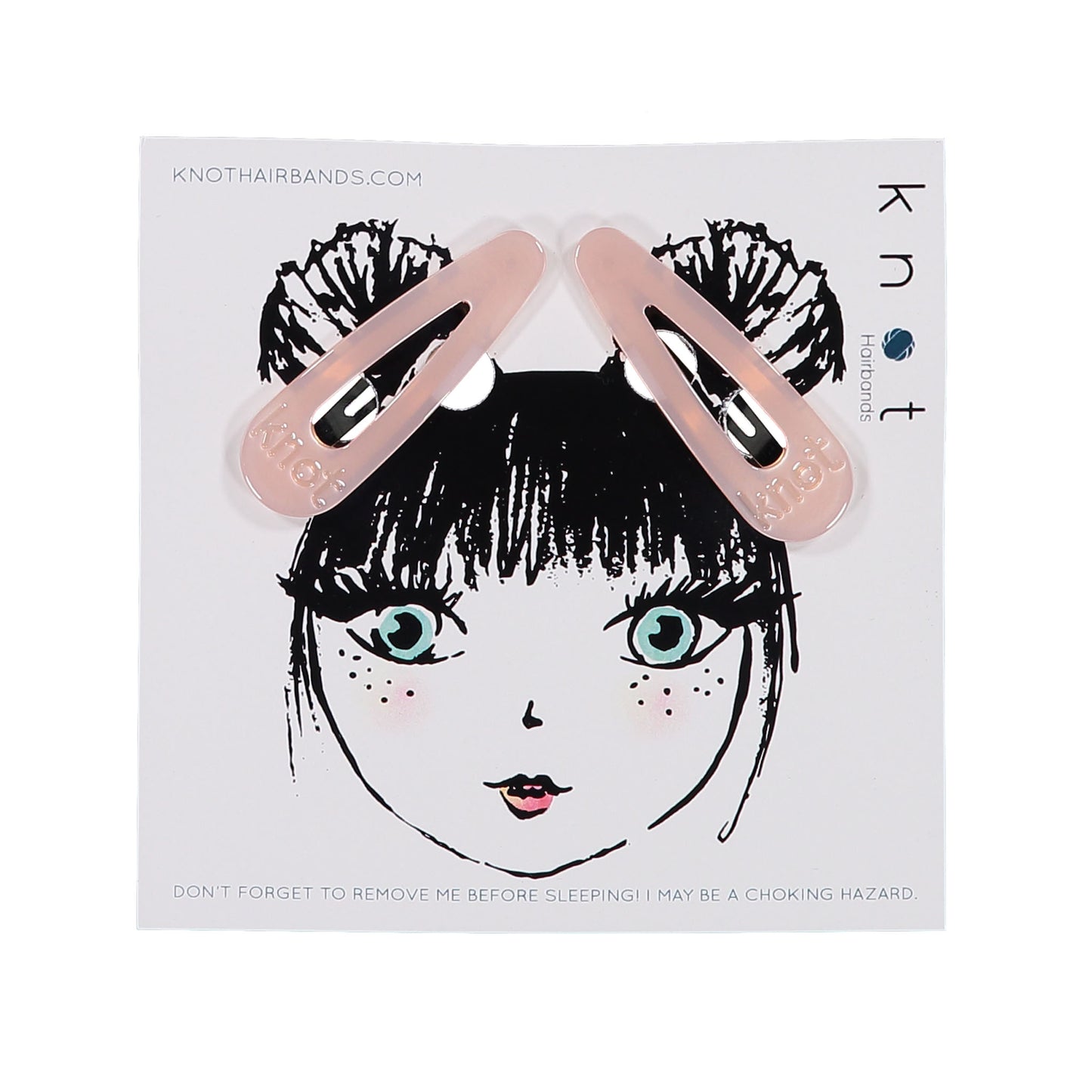 GEMSTONE SNAP CLIP SET - KNOT Hairbands