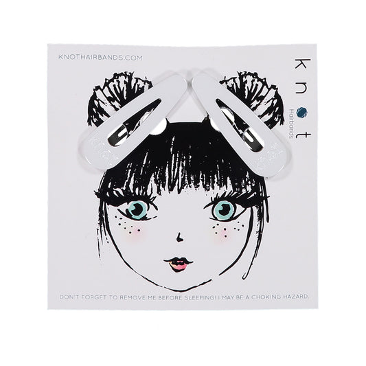 GEMSTONE SNAP CLIP SET - KNOT Hairbands