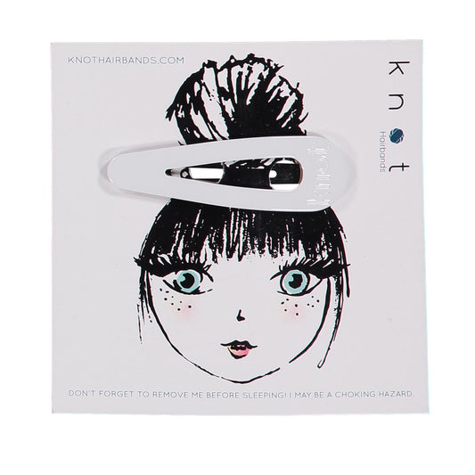 GEMSTONE JUMBO SNAP CLIP - KNOT Hairbands