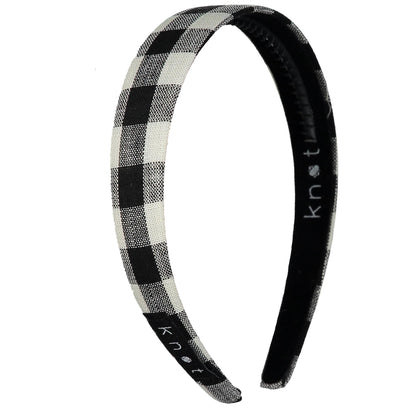 GINGHAM HEADBAND - KNOT Hairbands