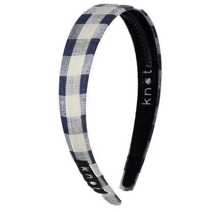 GINGHAM HEADBAND - KNOT Hairbands