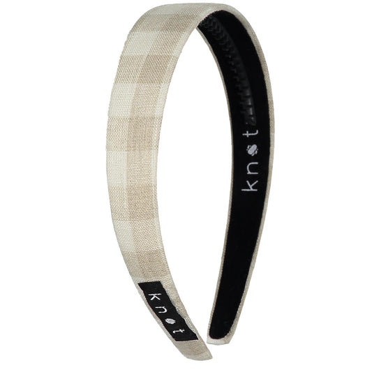 GINGHAM HEADBAND - KNOT Hairbands