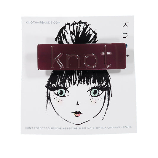 KNOT SIGNATURE BARRETTE - KNOT Hairbands