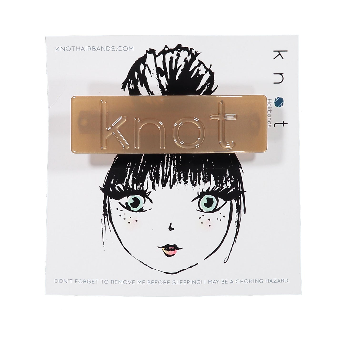 KNOT SIGNATURE BARRETTE - KNOT Hairbands