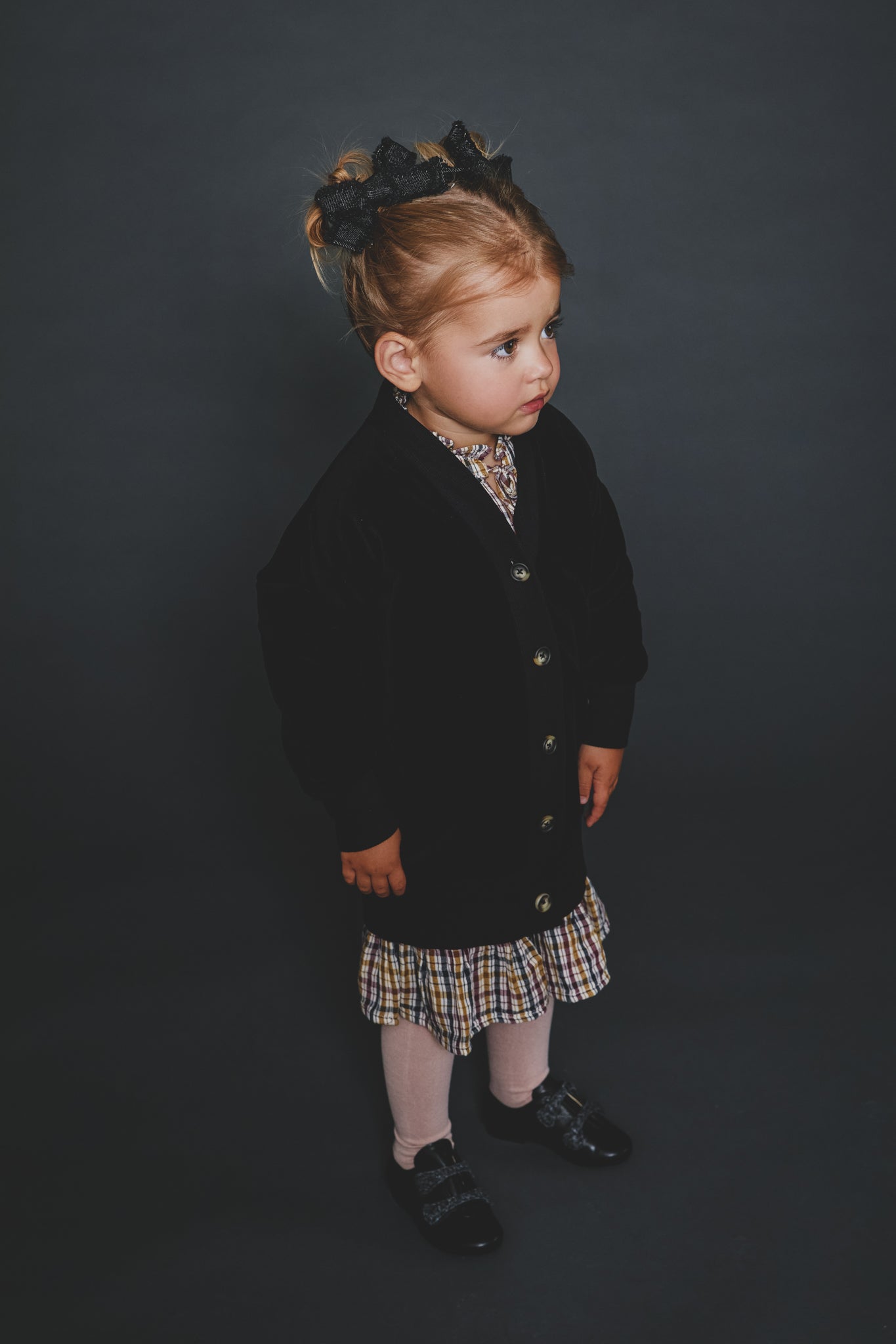 DENIM MINI BOW SET - KNOT Hairbands