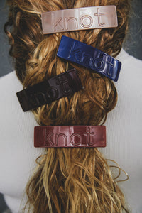 KNOT SIGNATURE BARRETTE - KNOT Hairbands
