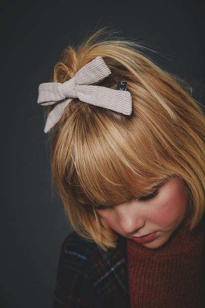 KNIT BOW CLIP - KNOT Hairbands