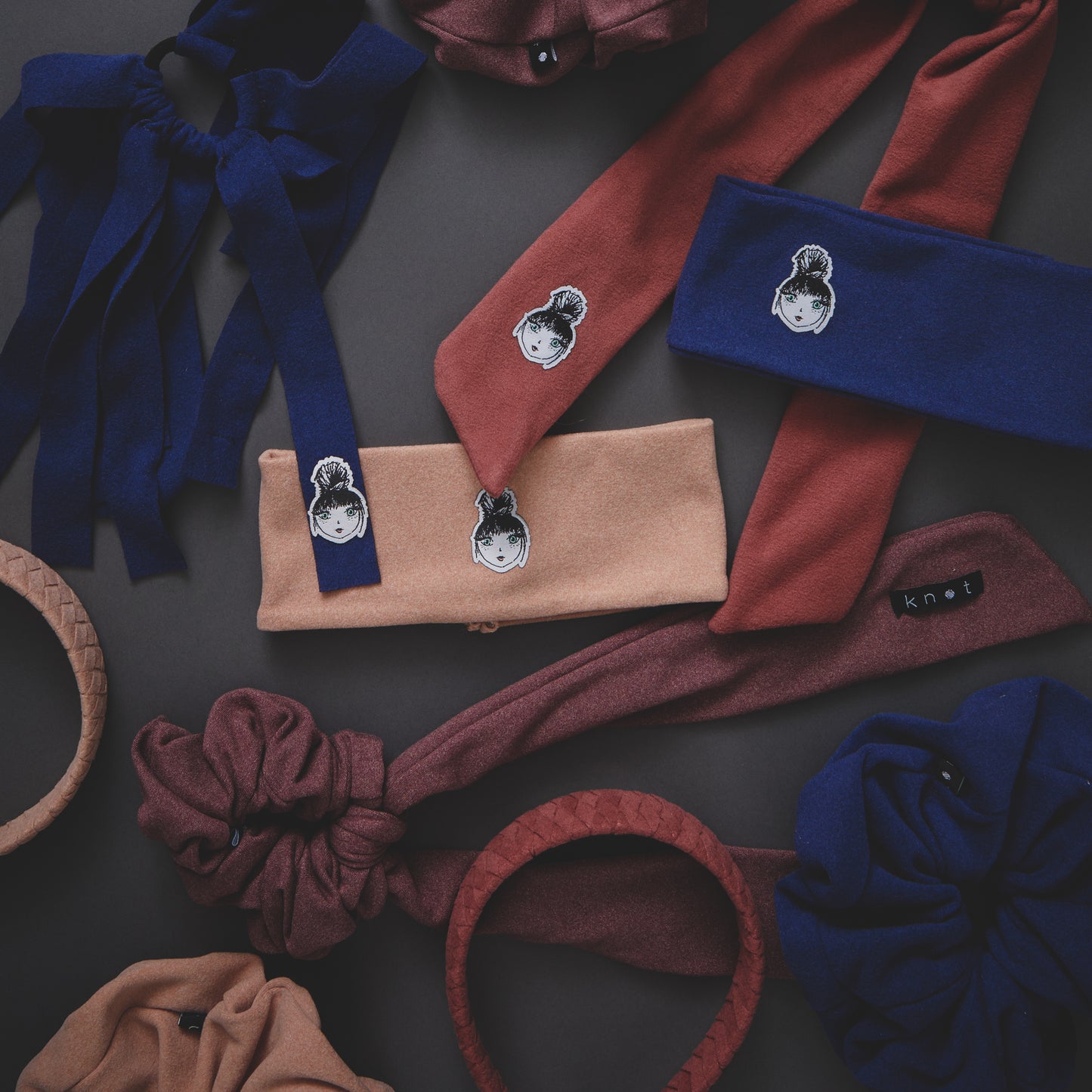 FELT HAIRTIE - KNOT Hairbands