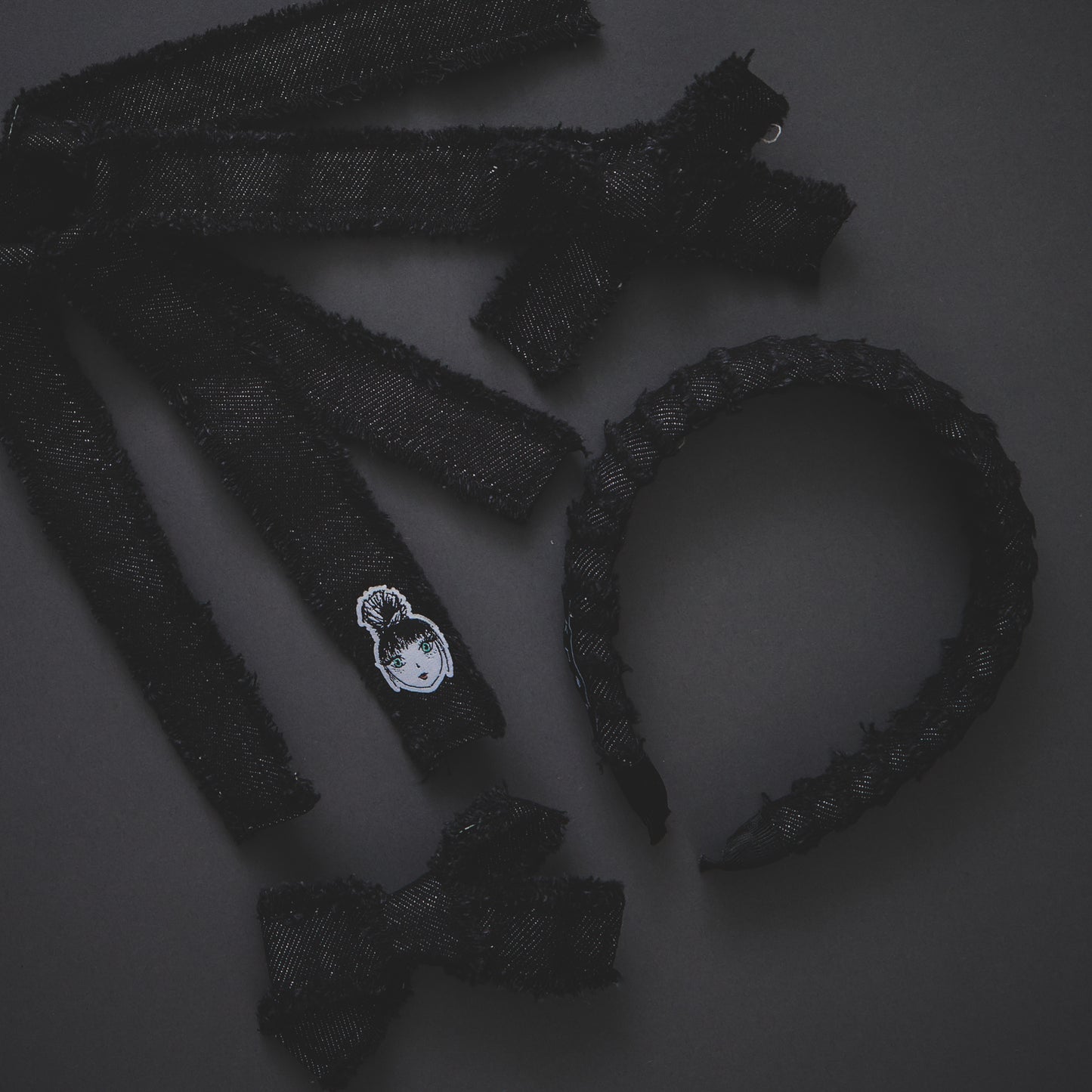 DENIM HAIRTIE - KNOT Hairbands