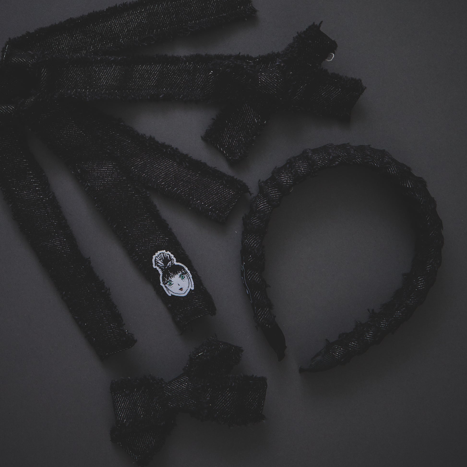 DENIM MINI BOW SET - KNOT Hairbands