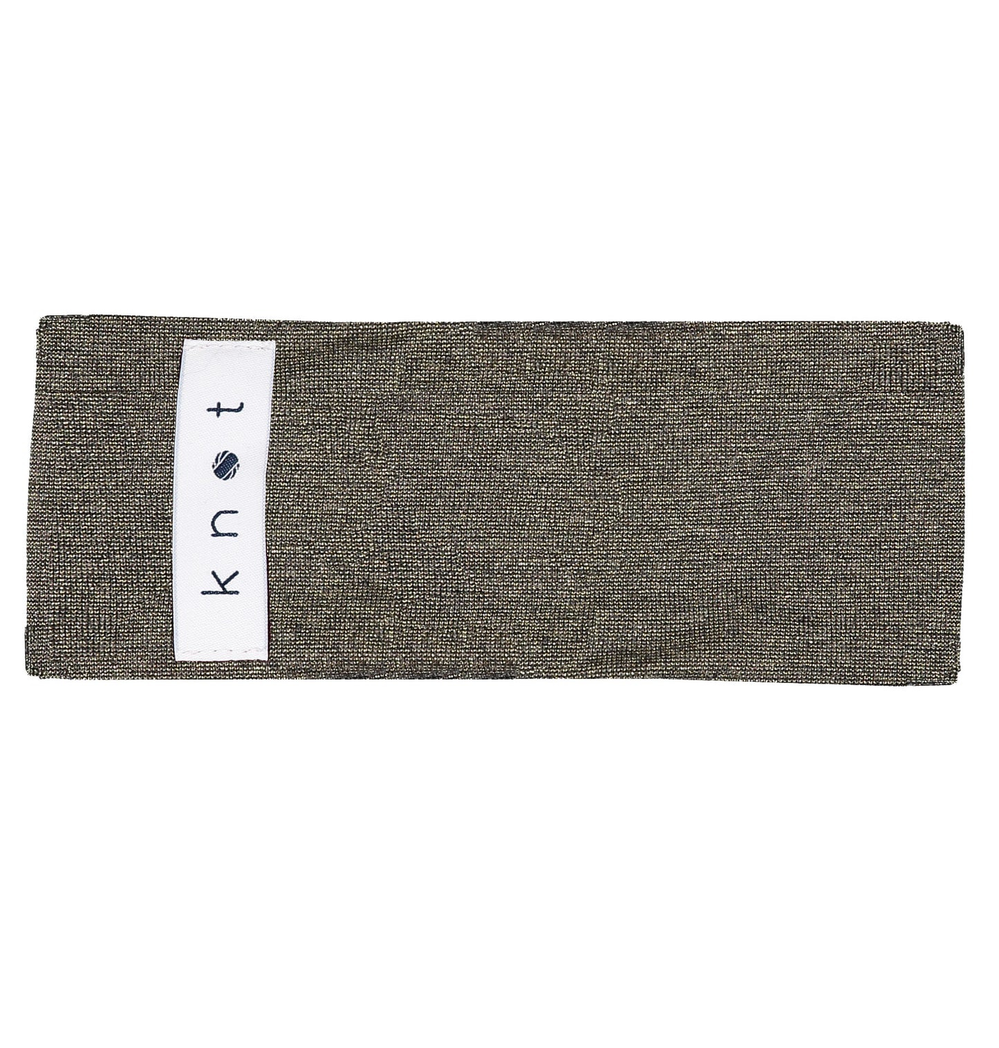 KNOT Classic Headwrap // Metallic Black + Gold - KNOT Hairbands