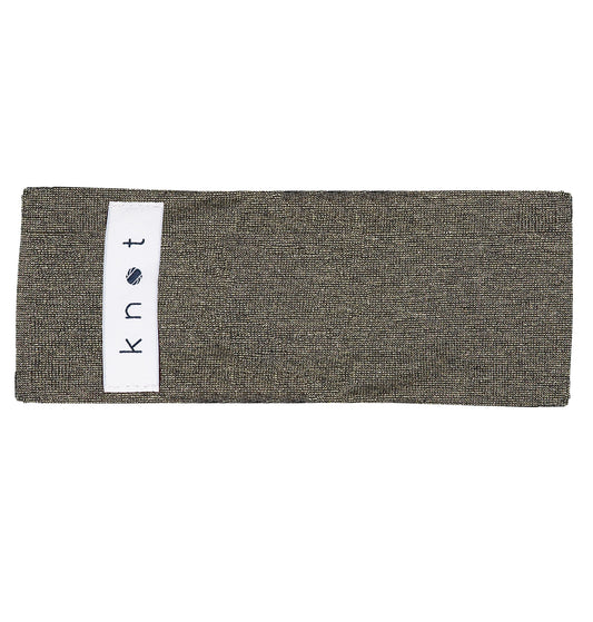 KNOT Classic Headwrap // Metallic Black + Gold - KNOT Hairbands