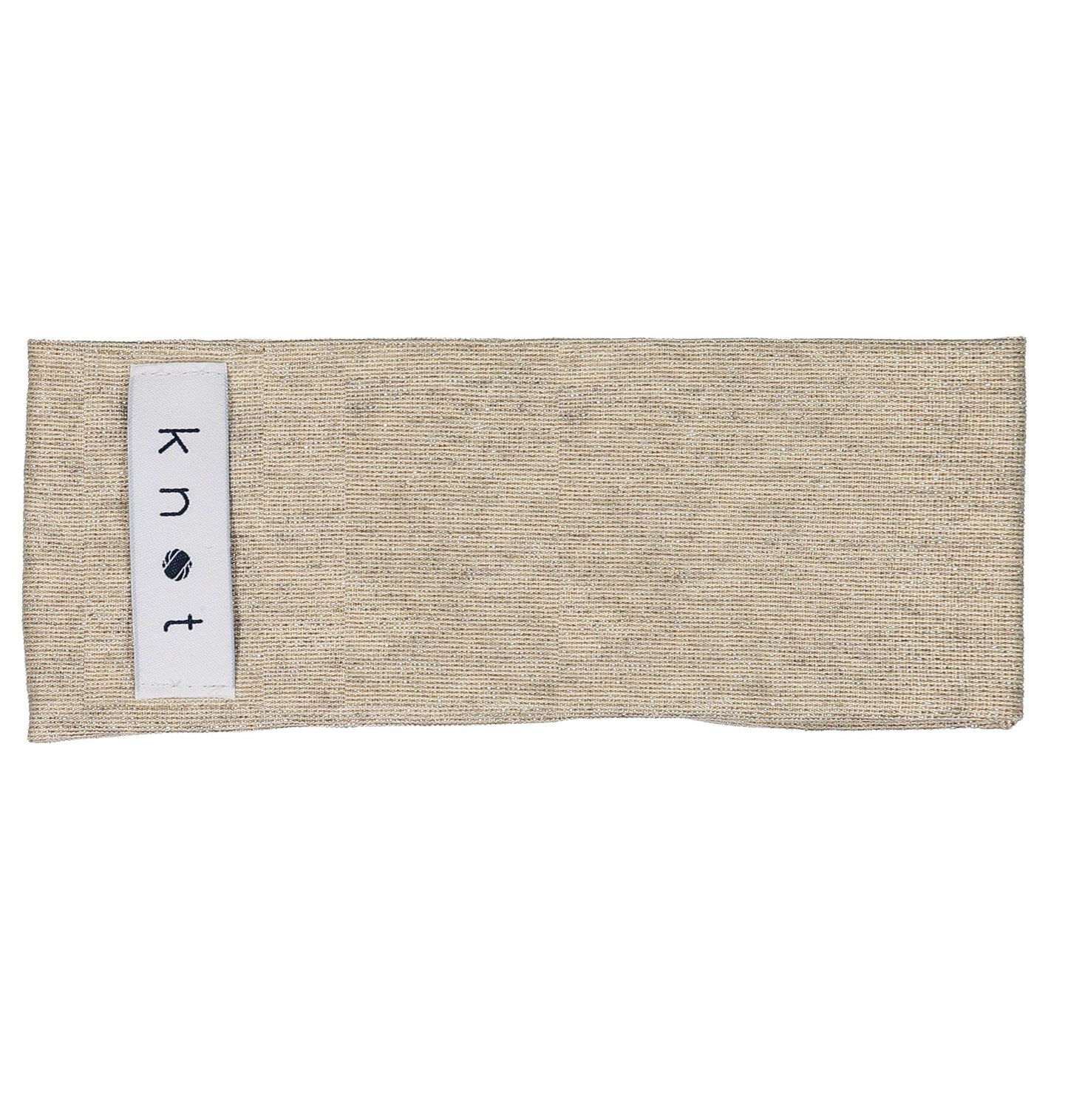 KNOT Classic Headwrap // Metallic Ivory + Gold - KNOT Hairbands