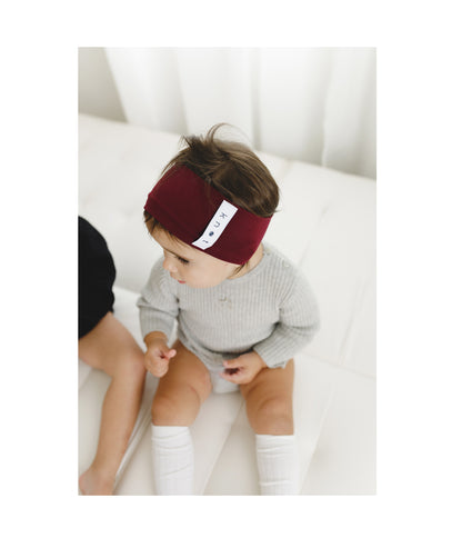 KNOT Classic Headwrap // Wine - KNOT Hairbands