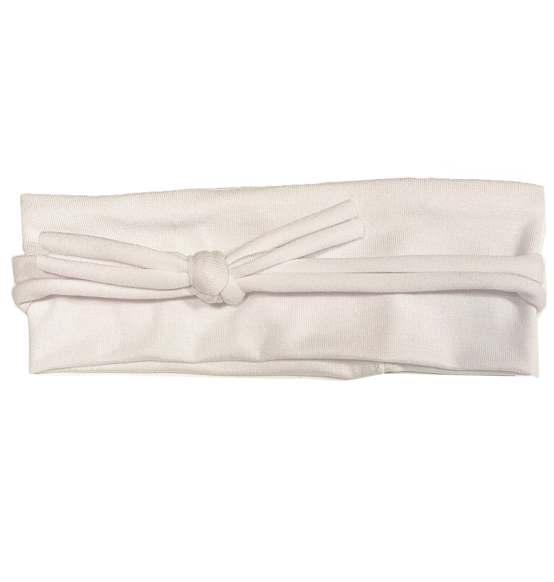 Layered Bow Headwrap // White - KNOT Hairbands