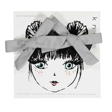 Load image into Gallery viewer, LINEN MINI BOW SET - KNOT Hairbands