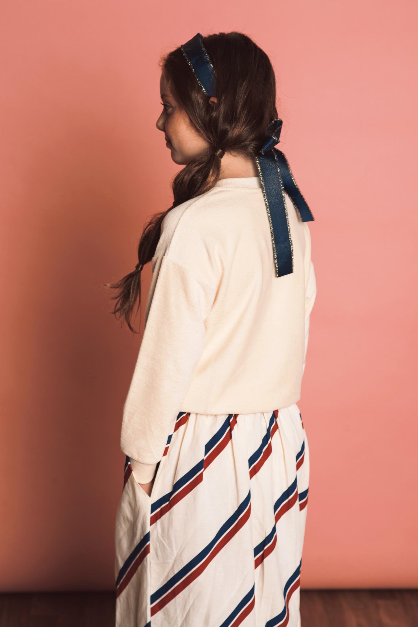 METALLIC FRINGE HEADBAND // Midnight Navy + Gold - KNOT Hairbands