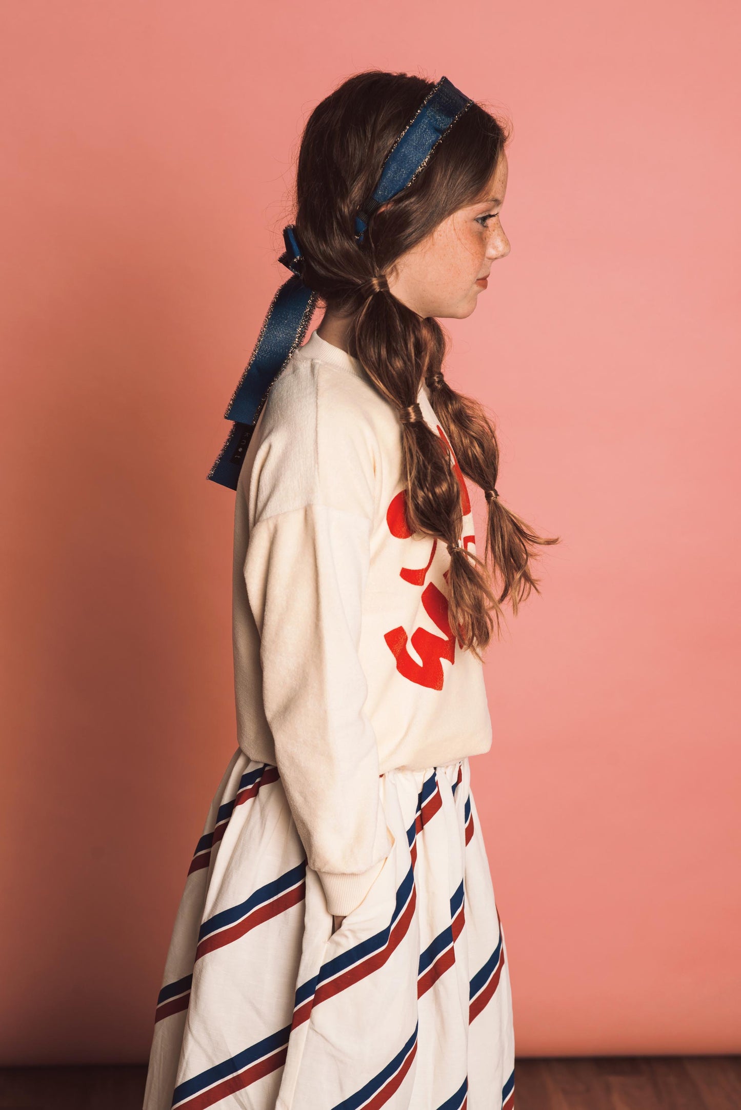 METALLIC FRINGE HEADBAND // Almond + Silver - KNOT Hairbands