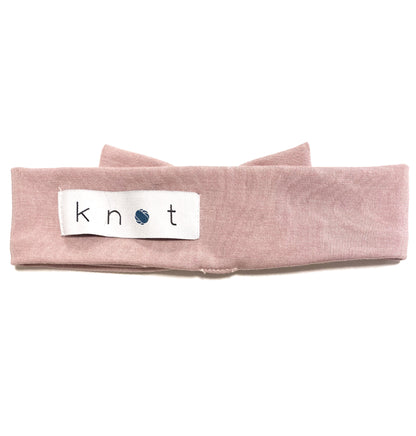 Mini Bow Headwrap // Blush - KNOT Hairbands