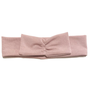 Mini Bow Headwrap // Blush - KNOT Hairbands