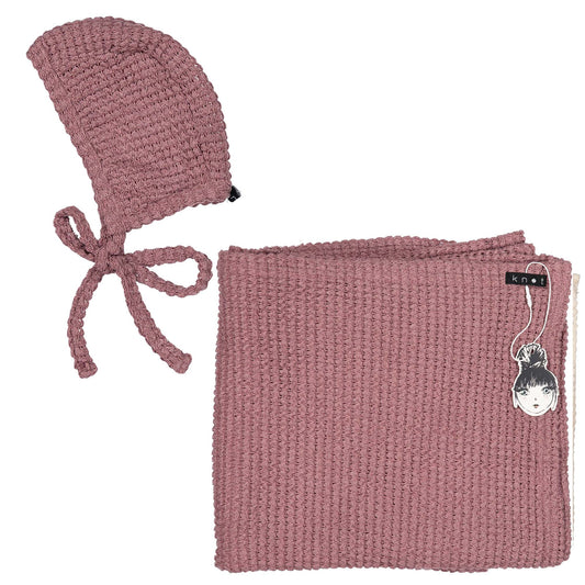 BONNET + BLANKET SET - KNOT Hairbands