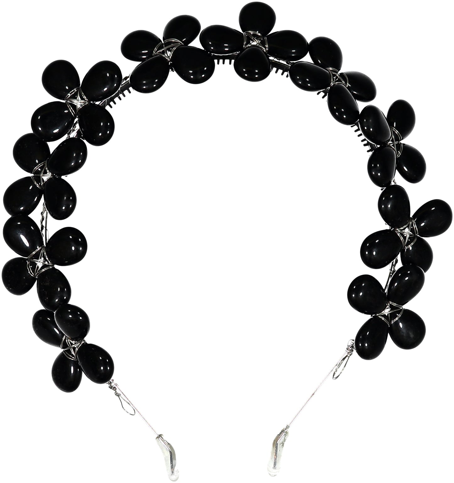 PETAL Headband // Black - KNOT Hairbands