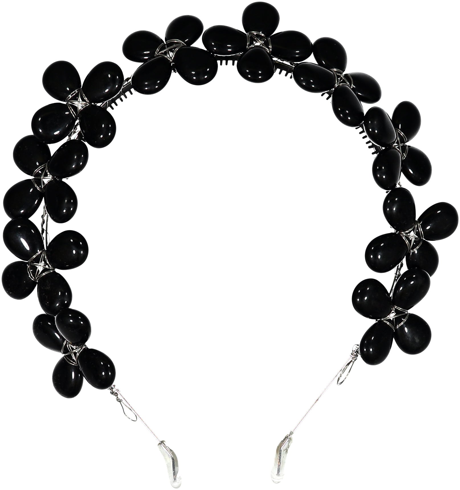 PETAL Headband // Black - KNOT Hairbands