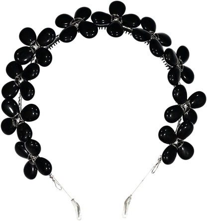 PETAL Headband // Black - KNOT Hairbands