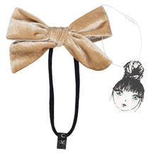 Load image into Gallery viewer, PORTRAIT VELVET BOW BAND - KNOT Hairbands