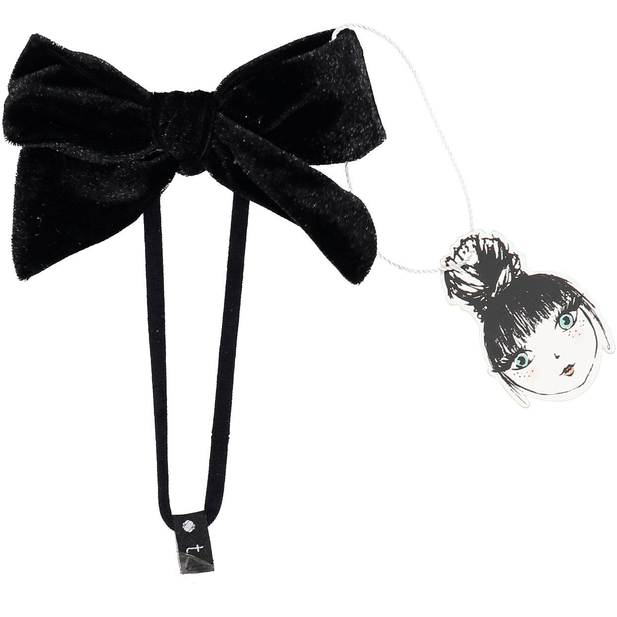 PORTRAIT VELVET BOW BAND - KNOT Hairbands