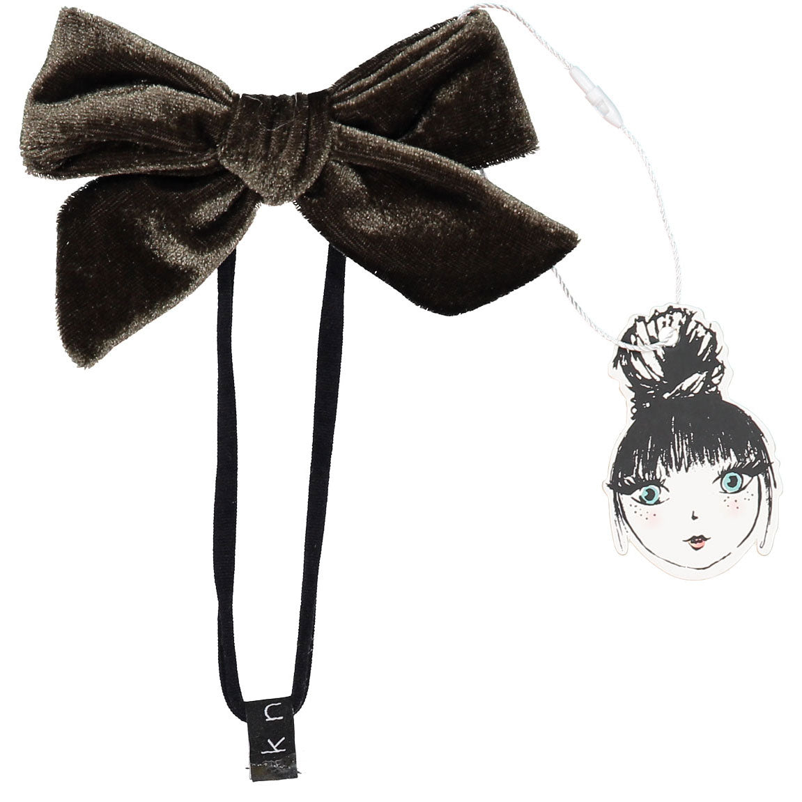 PORTRAIT VELVET BOW BAND - KNOT Hairbands