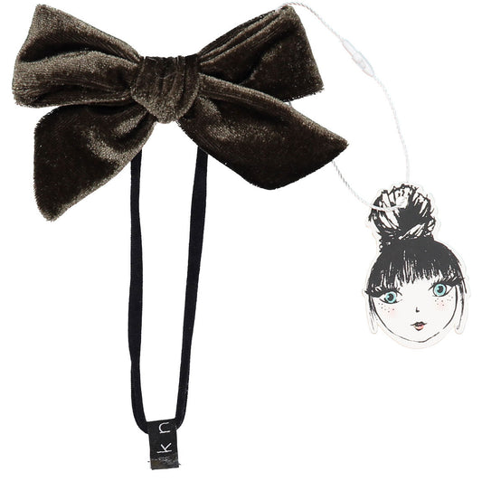 PORTRAIT VELVET BOW BAND - KNOT Hairbands