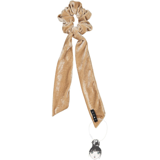 PORTRAIT VELVET SCRUNCHIE - KNOT Hairbands