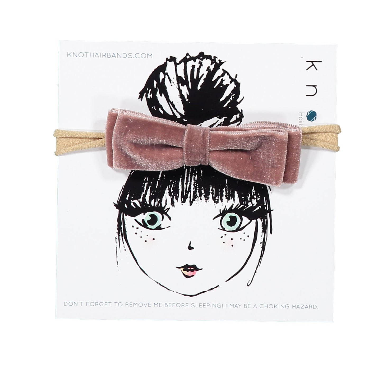 VELVET RIBBON BOW BAND - KNOT Hairbands