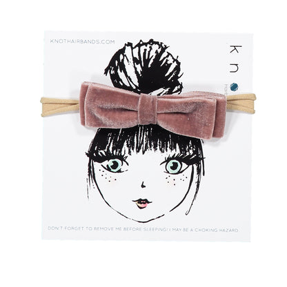 VELVET RIBBON BOW BAND - KNOT Hairbands