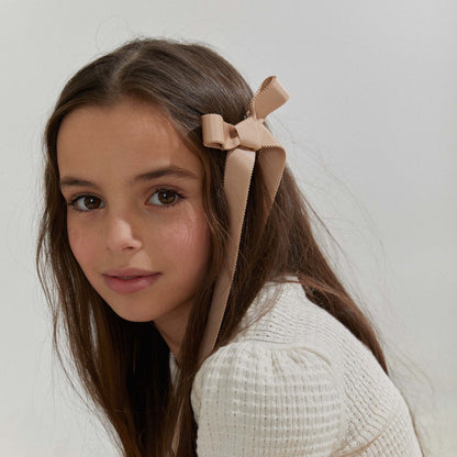 RIBBON BOW CLIP - KNOT Hairbands