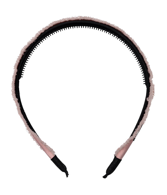 RIBBON FRILL HEADBAND // Blush - KNOT Hairbands