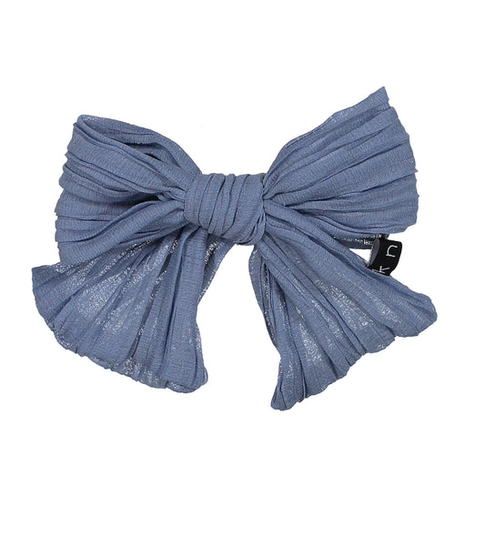 RUCHED BOW CLIP - KNOT Hairbands