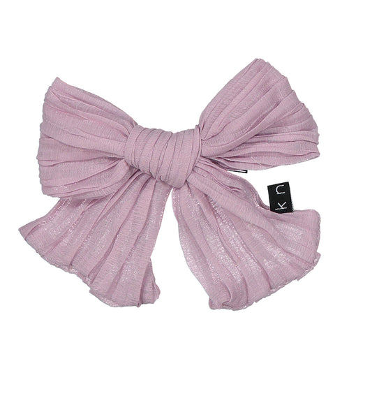 RUCHED BOW CLIP - KNOT Hairbands