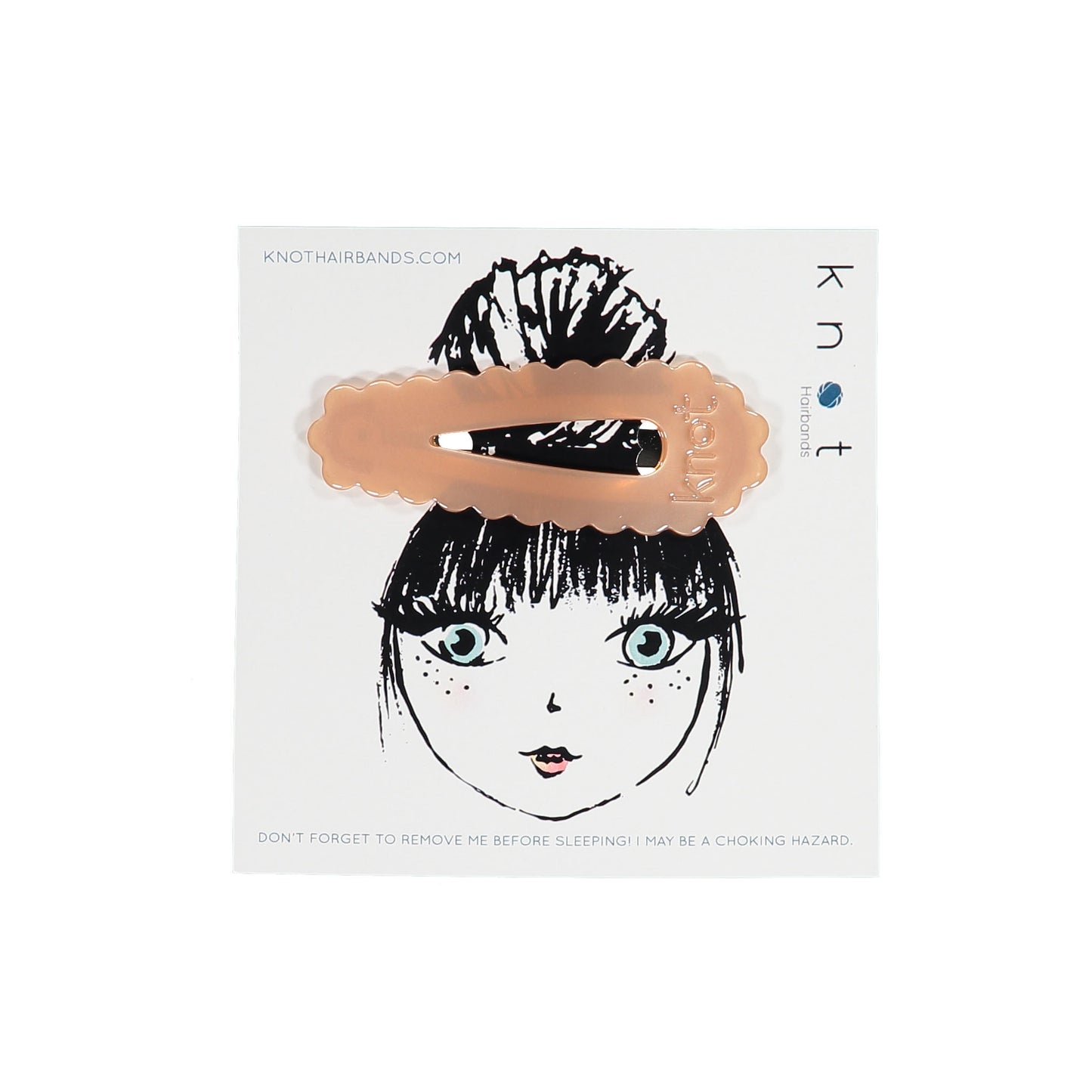 SCALLOP JUMBO CLIP - KNOT Hairbands