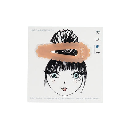 SCALLOP JUMBO CLIP - KNOT Hairbands