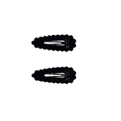 SCALLOP SNAP CLIP SET - KNOT Hairbands